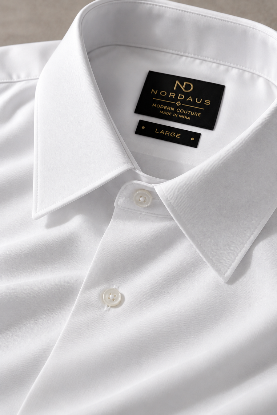 Luxe Artic White Wrinkle Free Shirt