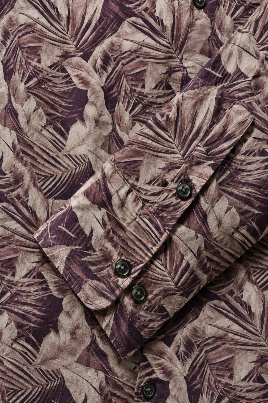 Linenza Smoked Plum Mediterran Printed Shirt